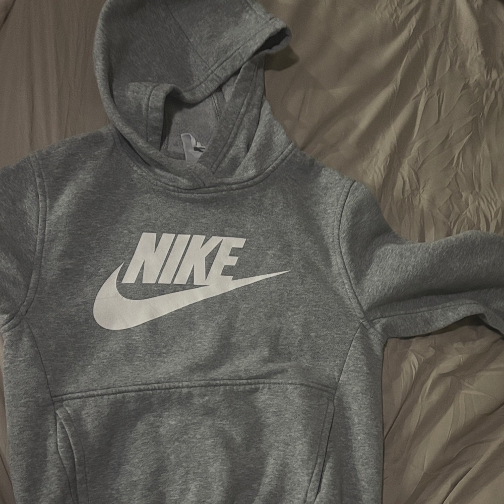 Nike Boy or Girl Heather Gray Hoodie